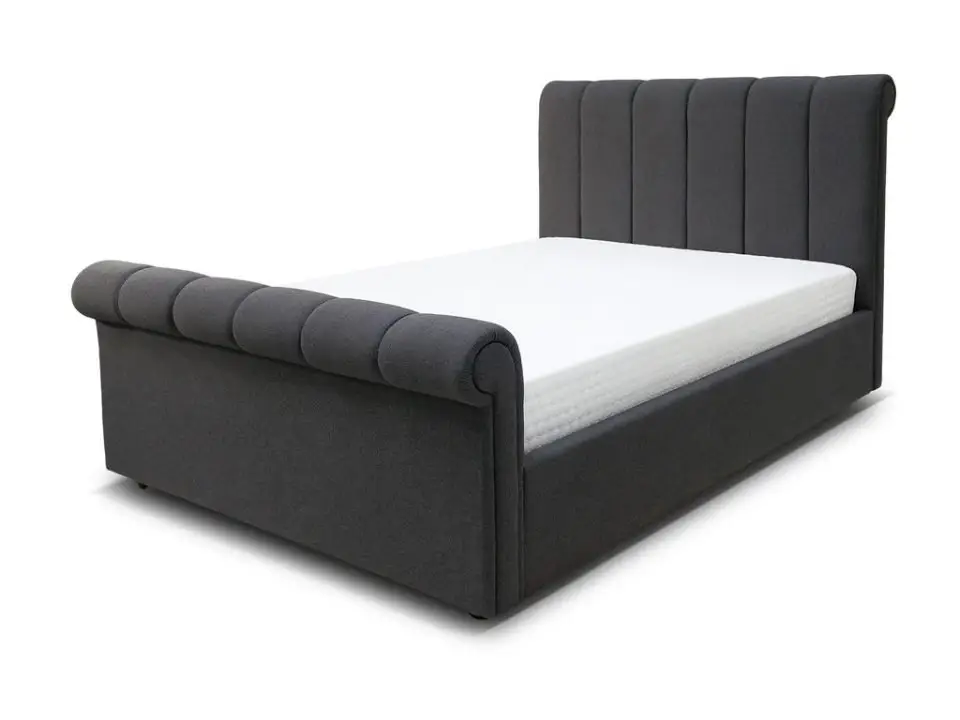 Breasley Connaught Ottoman Dark Grey Bedstead